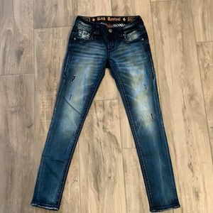 Rock Revival moon skinny low rise 24 worn once